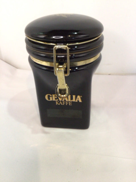 Black Ceramic Canister