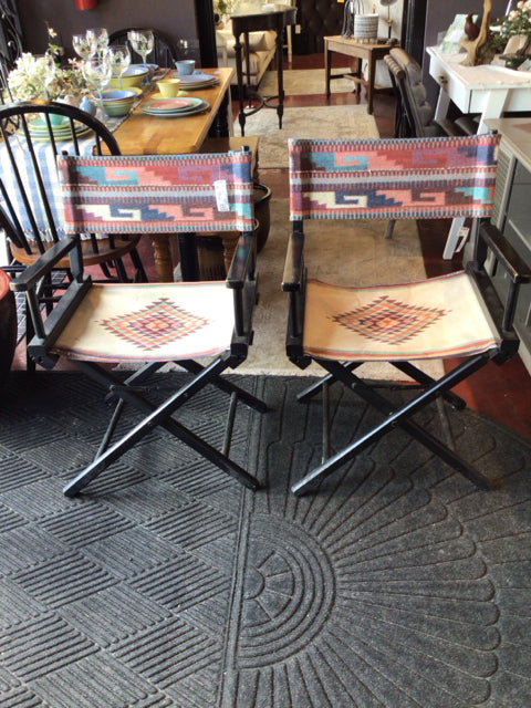 Director's Pair Aztec Multi-Color Chair Set