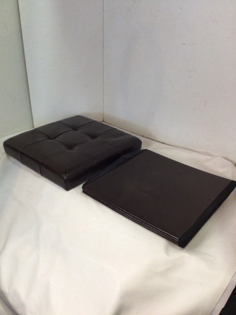 Faux Leather Brown Box