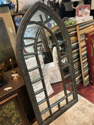 Arch Gray Divided Mirror