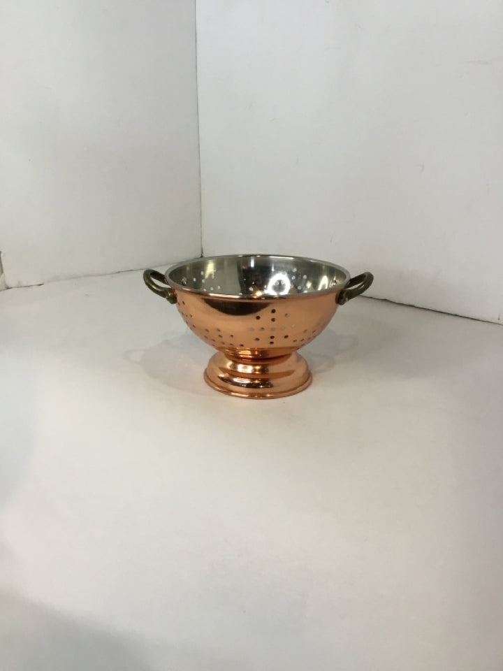 Copper Metal Colander