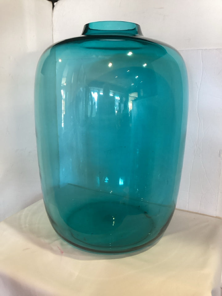 Blue Glass Vase