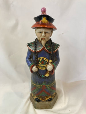 Vintage Chinese Porcelain Man Figurine