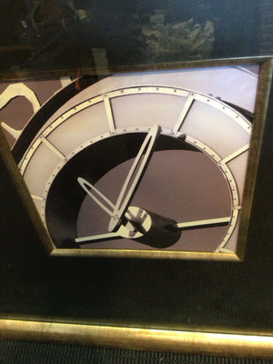 Paragon Modern Black/White Clock Framed Art