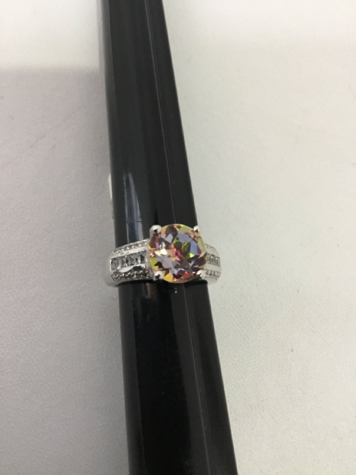 Multi-Color Rhinestone Ring