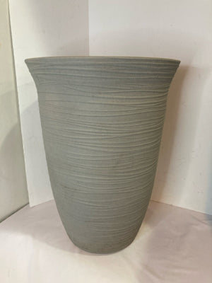 Gray Plastic Planter