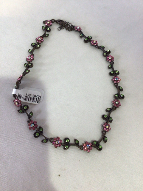 Bronze Floral Necklace