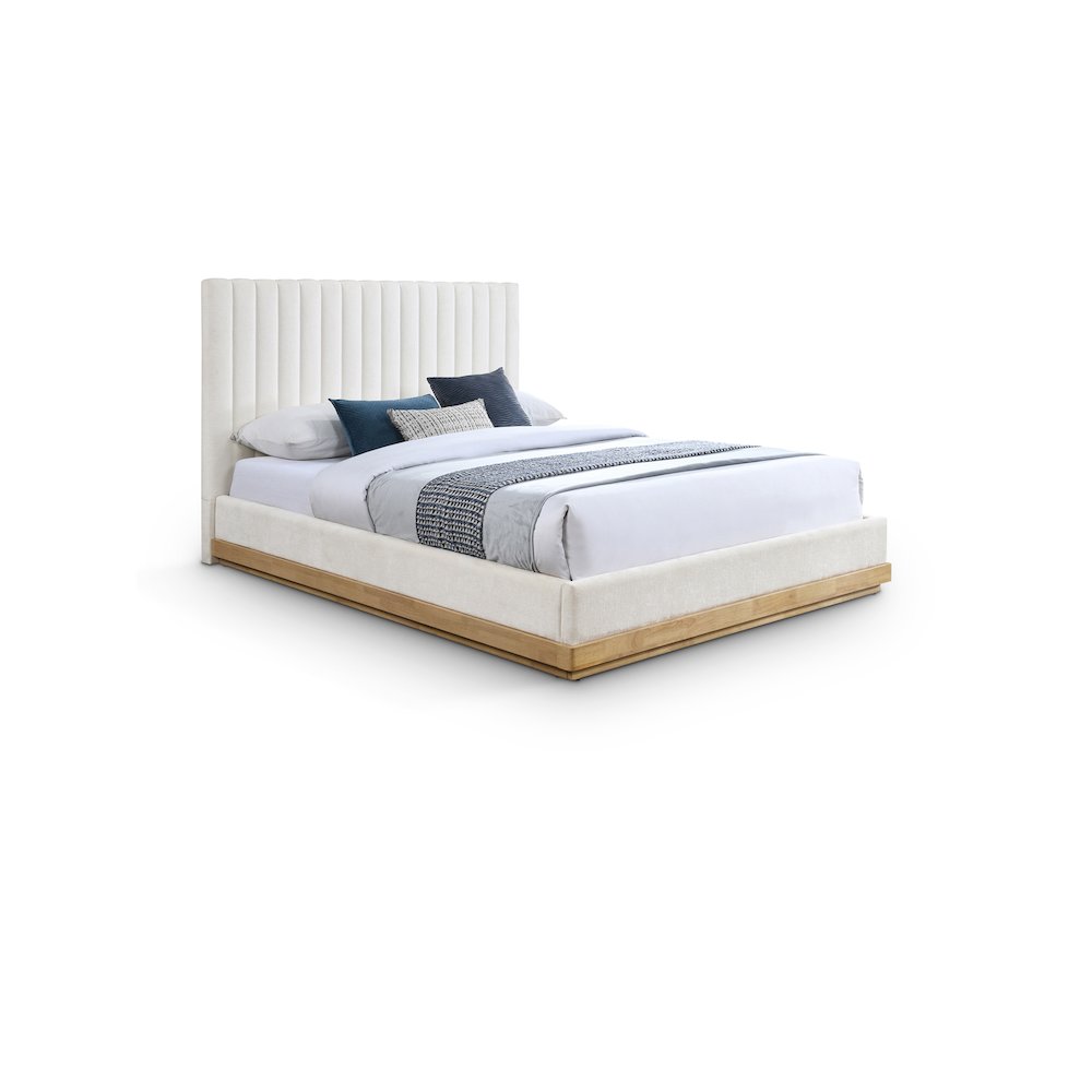 King Bison Commerce LLC Cream Bed 547A9NBE