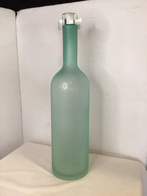 Aqua Glass Bottle