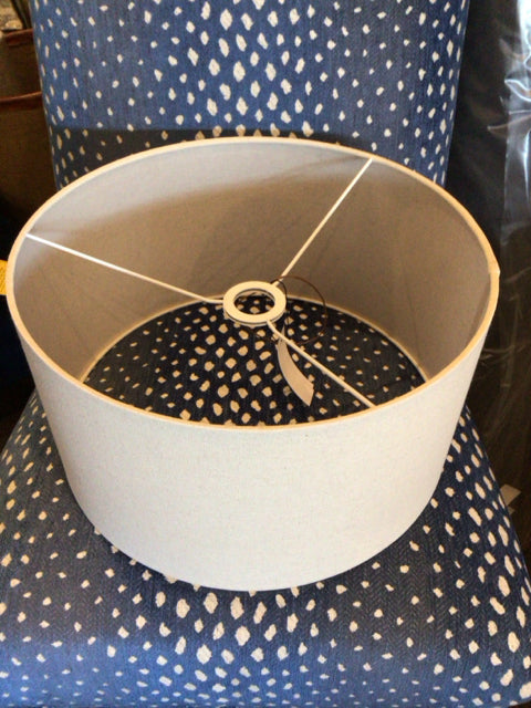 Cream Linen Lamp Shade