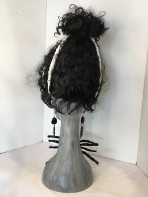 Halloween Gray/Black Frankenstein Head Holiday Item