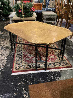 Formal Wood Gold Table