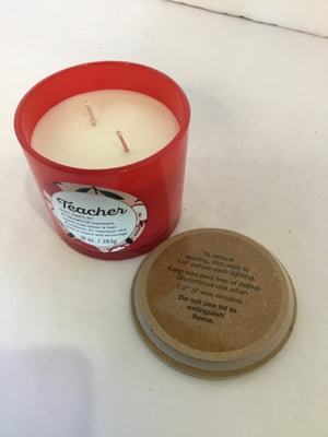 Kirkland's Red Teacher Candle