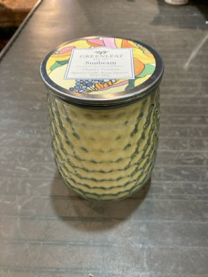 Candle Yellow Fruit Floral Misc