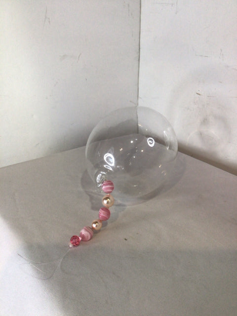 Clear Glass Ornament
