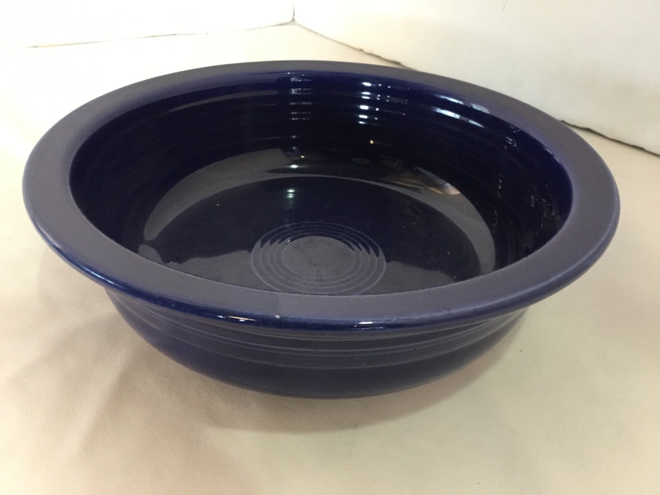 Fiestaware Serving Blue Stoneware Bowl