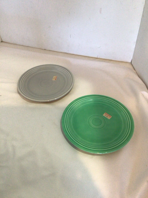 Fiestaware Vintage Set of 2 Multi Ceramic Salad Plate Set