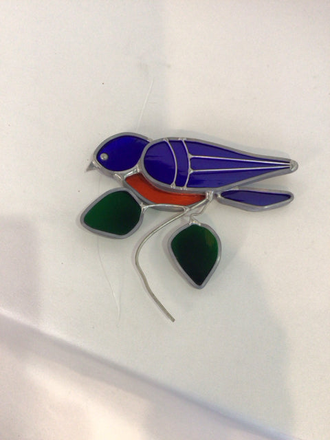 Blue Bird Stained Glass