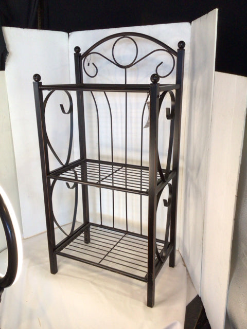 Black Metal 3 Tiered Shelf