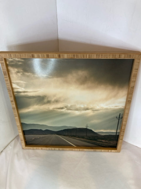 Yellow/Tan Desert Framed Art