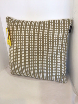 Ralph Lauren Brown/White Woven Pillow