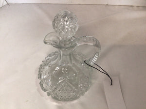 Clear Glass W/Stopper Decanter