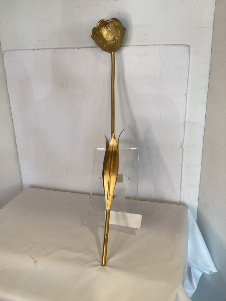 Gold Flower Wall Hanging Art