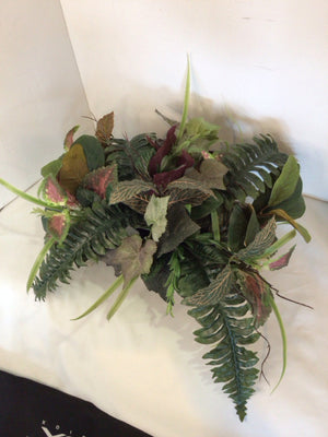 Green In Planter Faux Plant