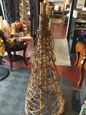 Brown Grapevine Tree Holiday Item