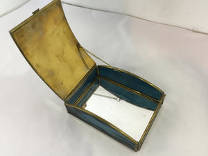 Renoir Blue Stained Glass Bowl