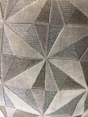 Tan/Gray Velour Down Filled Pillow