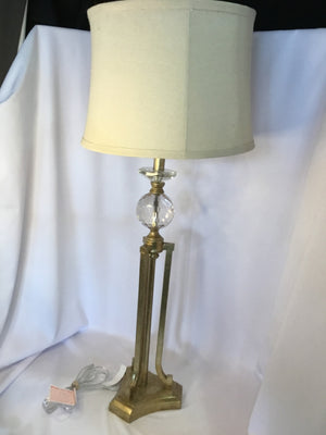 Gold Resin 3 Arm Lamp