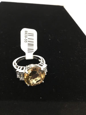 Brown Rhinestone Ring