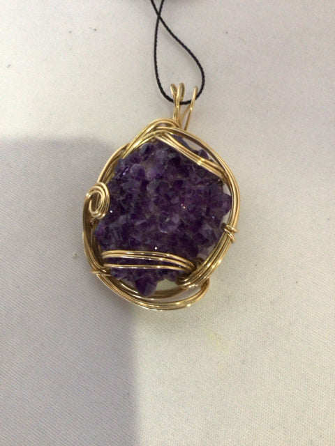 Purple Amethyst Pendant