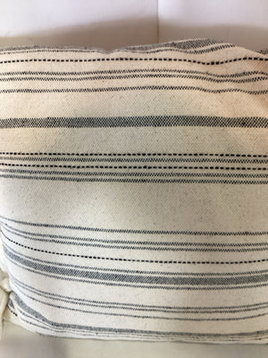Cream/Black Stripe Pillow