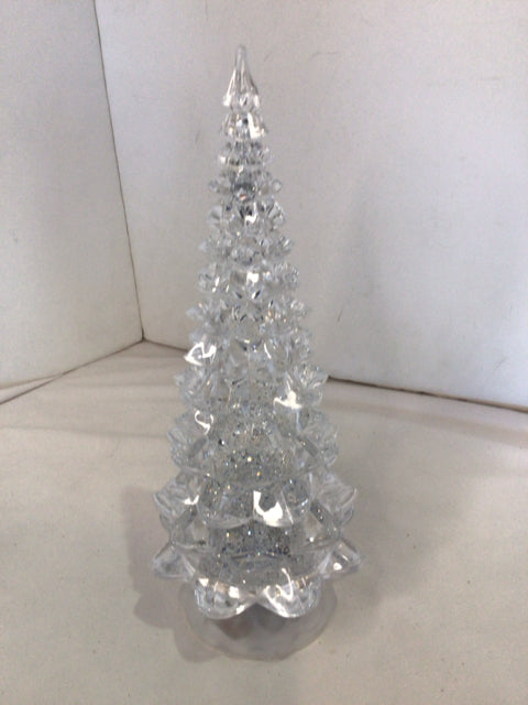 Christmas Clear Acrylic Tree Light up Holiday Item