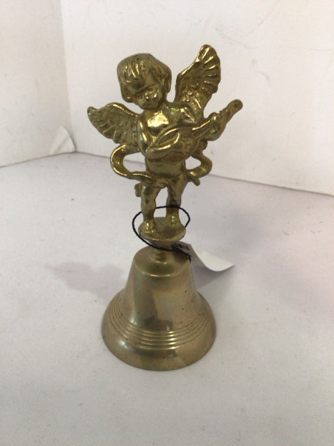 Vintage Brass Angel Bell