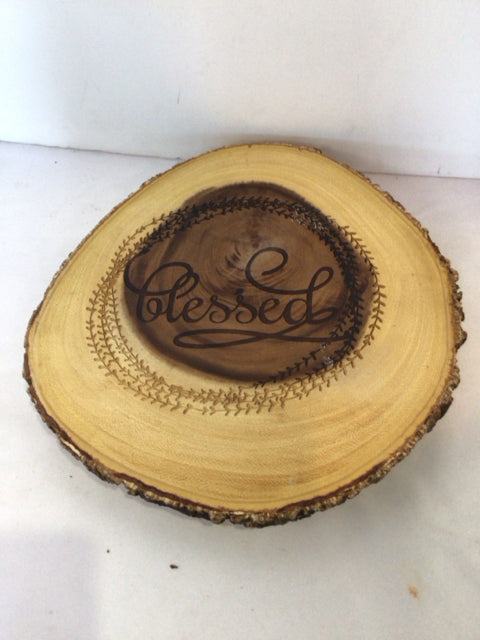 Natural Wood Blessed Tray