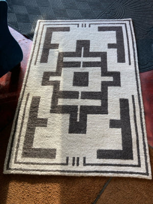 Momeni Area Wool Cream/Brown Rug