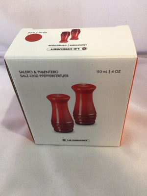 Le Creuset Red In Box Salt & Pepper