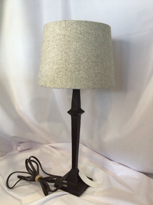 Bronze Metal Herringbone Lamp