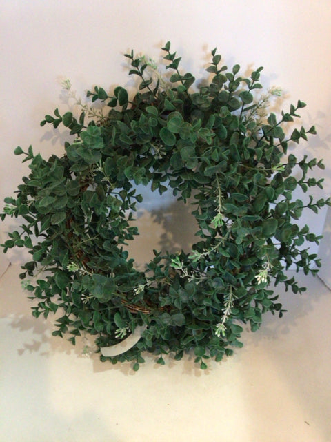 Green Plastic Wreath