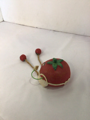 Red Resin Tomato Figurine