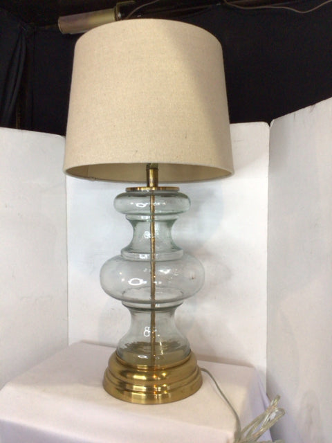 Clear Glass Lamp