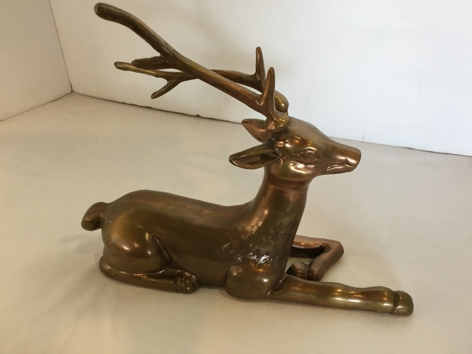 Brass Reindeer Holiday Item