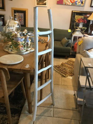 Anthropologie White Wood Ladder