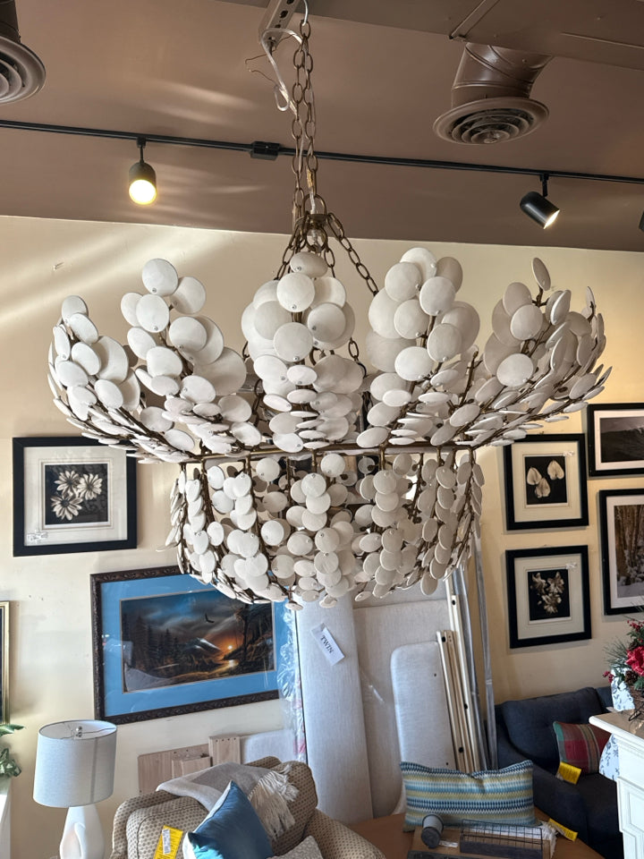 Arteriors Home Modern White Light Fixture 2LJL9NPL