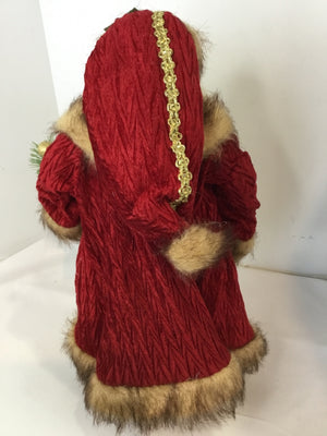 Vintage Figure Red/Gold Santa Holiday Item