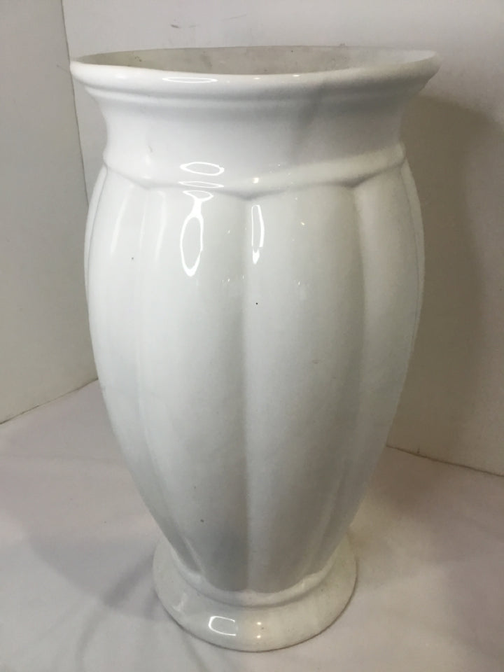 White Ceramic Planter