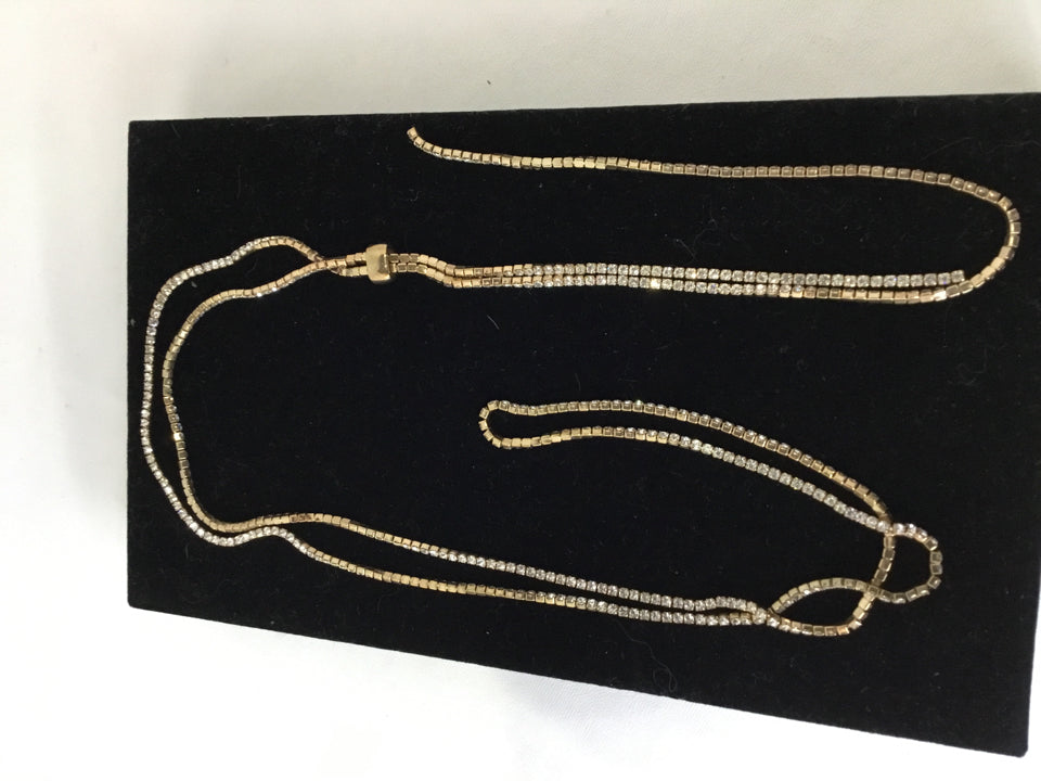 Gold Cubic Zirconia Necklace